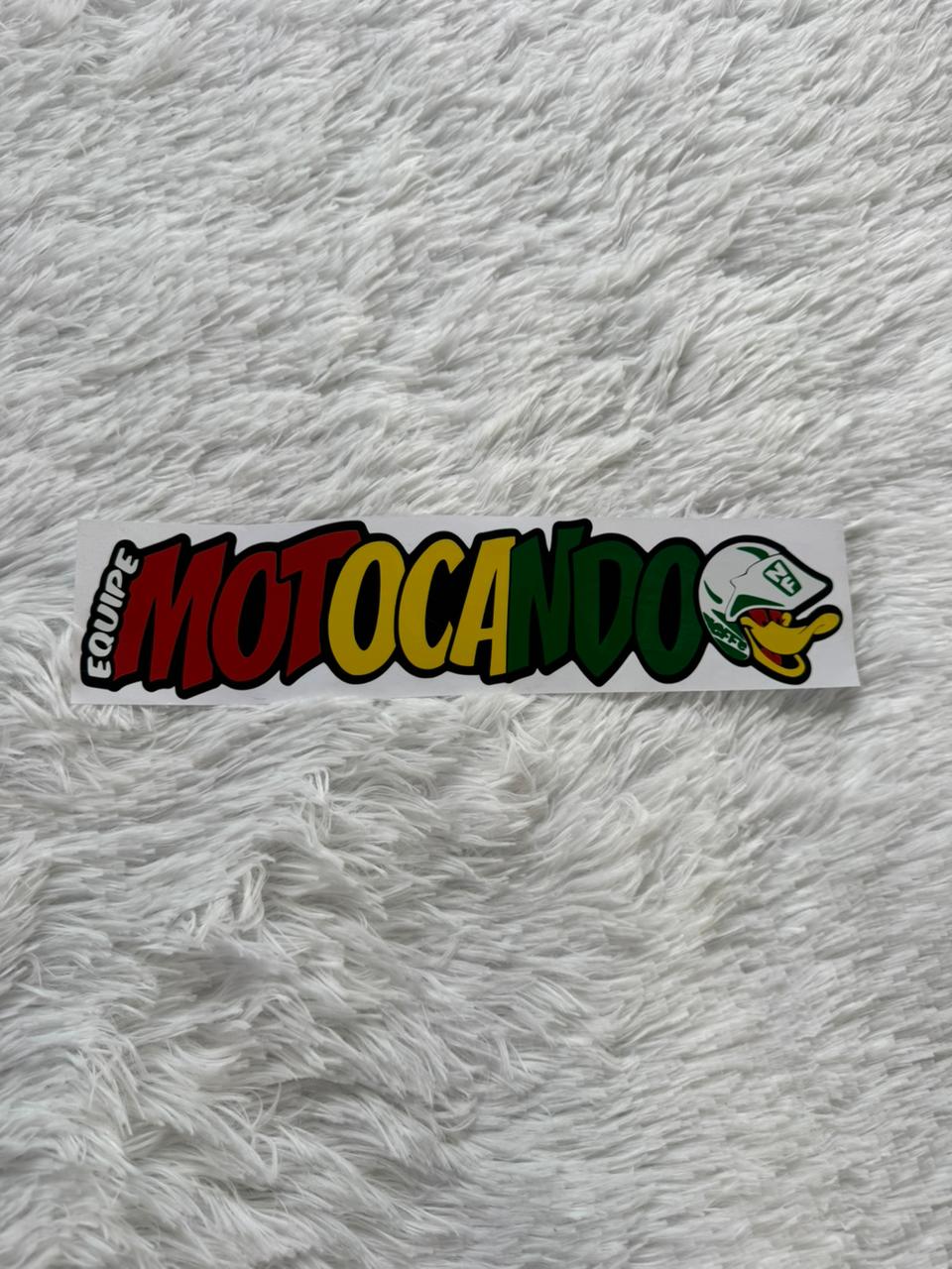 Adesivo equipe motocando patolino