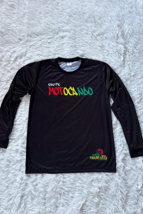 Camisa manga longa preta