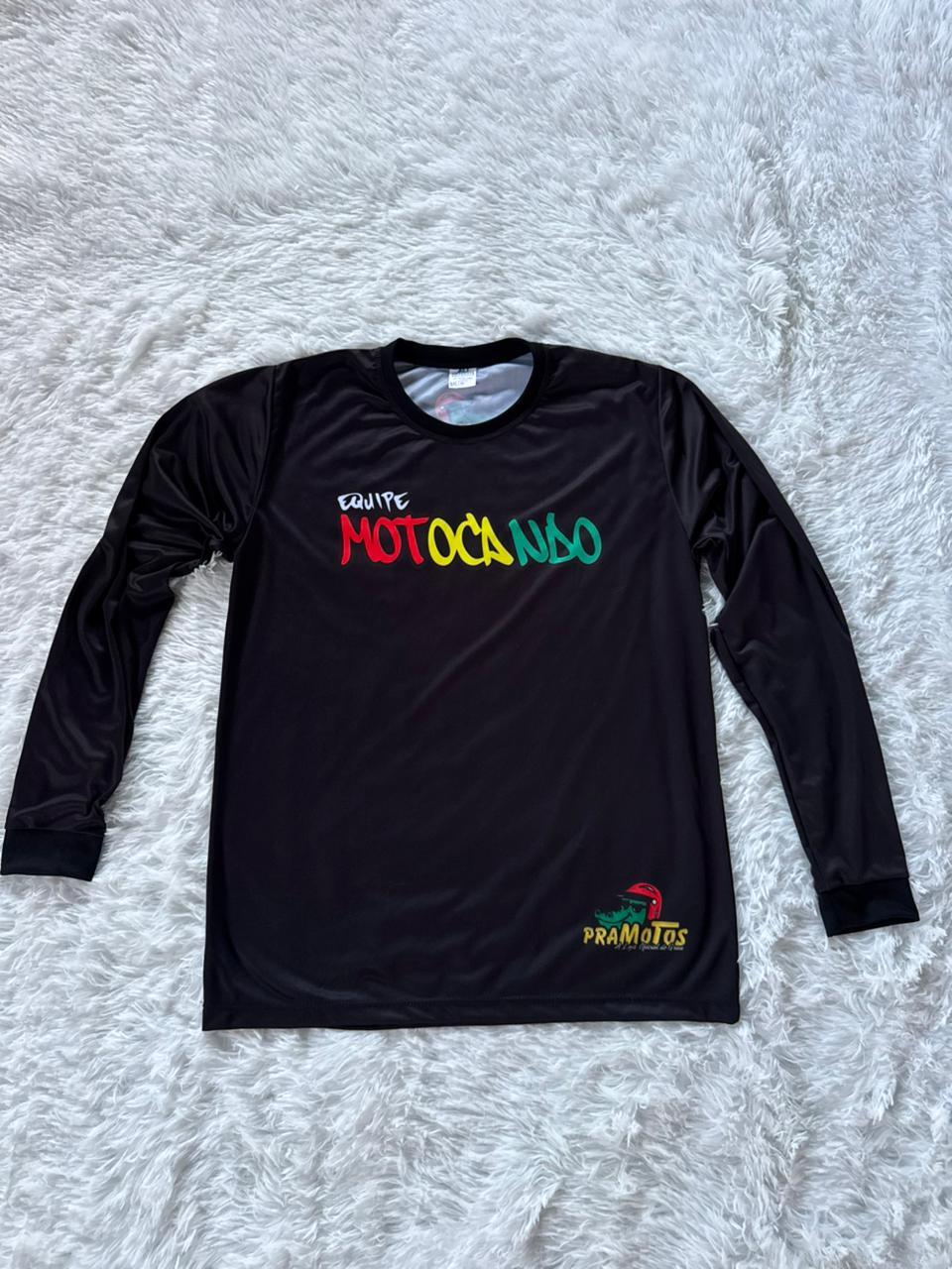 Camisa manga longa preta