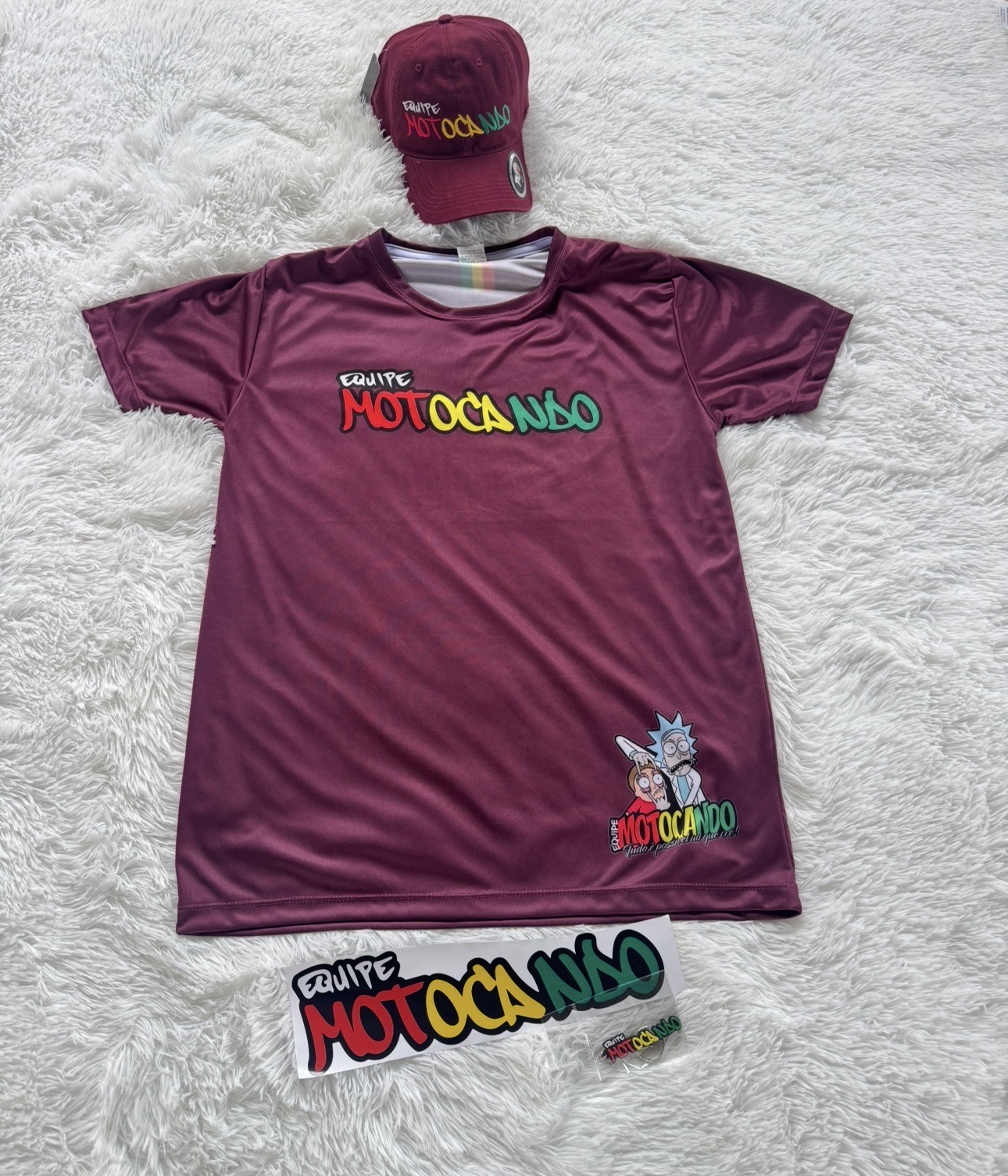 Kit camisa+boné+adesivo+Chaveiro exclusivo
