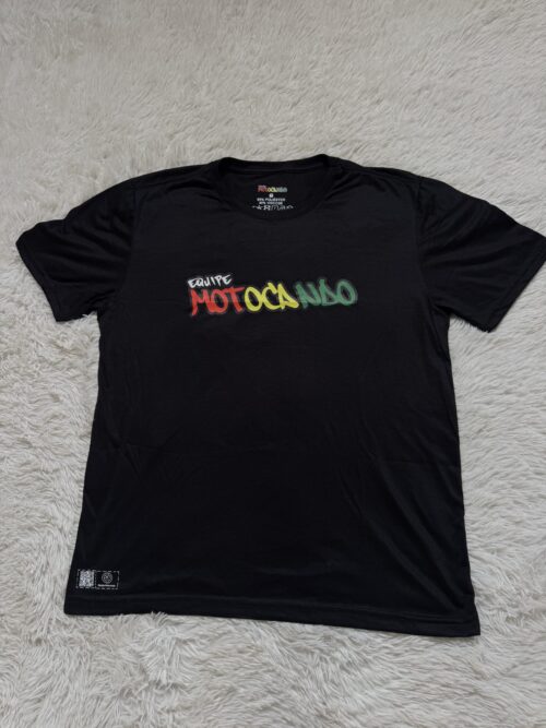 Camisa preta oficial ( malha Polieter)