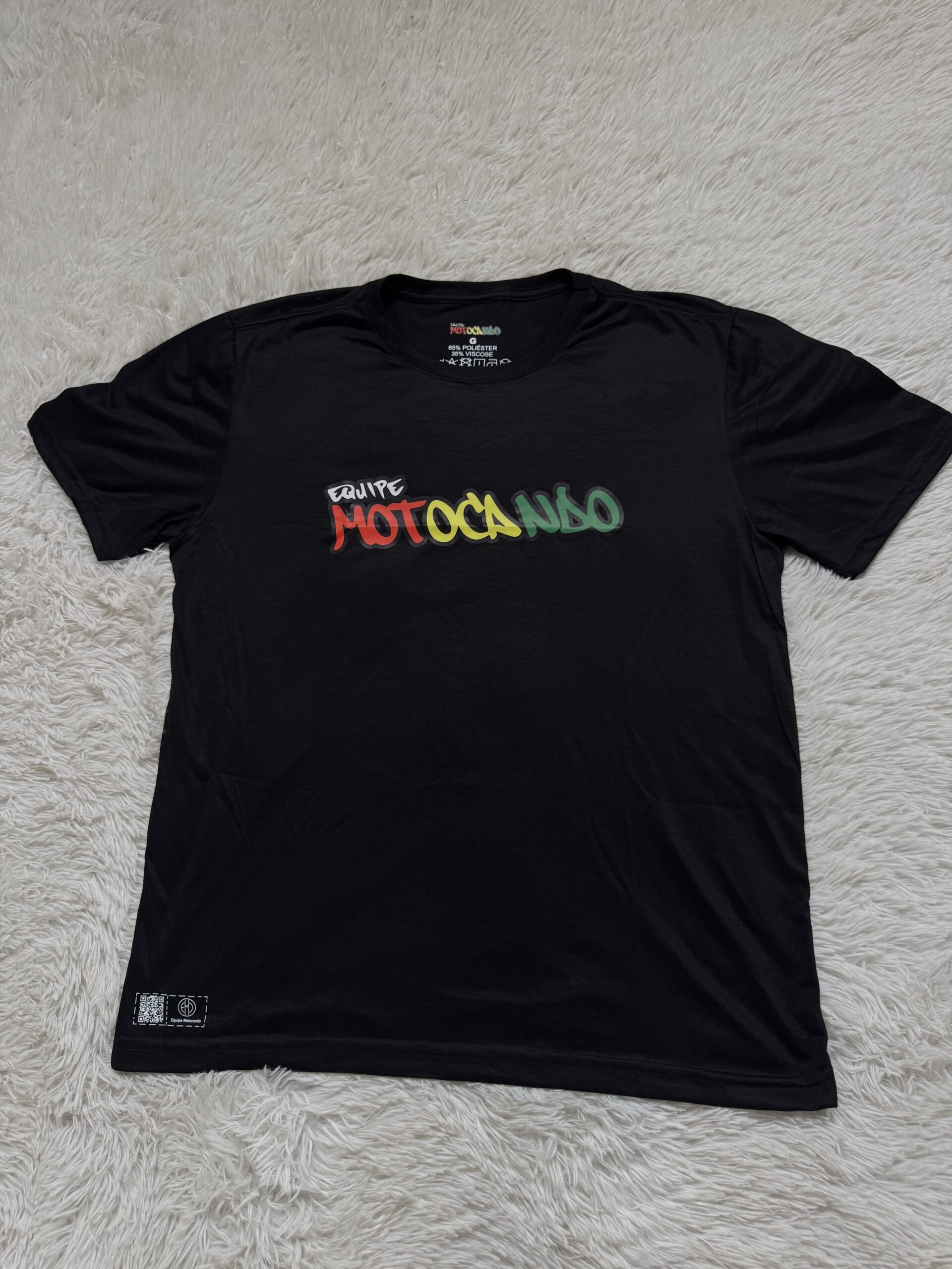 Camisa preta oficial ( malha Polieter)